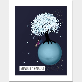 My world Posters and Art